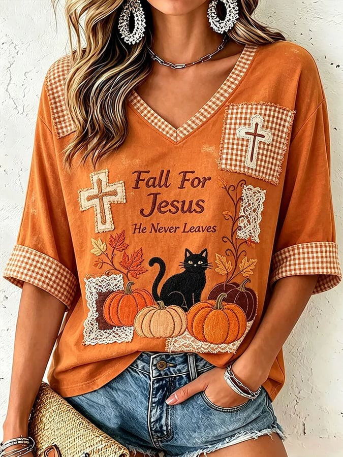 Women's Autumn Animal Series Casual T-shirt
